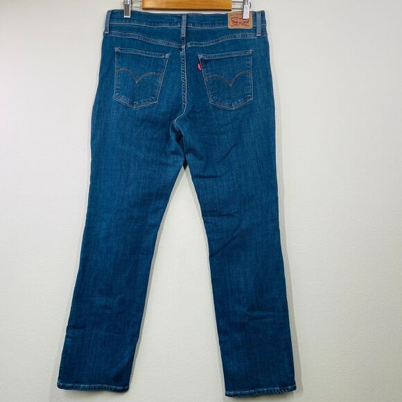 Levis 314 Jeans 30x28.5 Womens Levis 314 Shaping Straight Jeans 30x28 Levis 314 - Picture 4 of 14